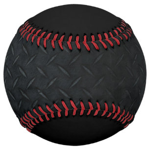 Balle De Softball Tough Black Diamond Plate Motif Softball
