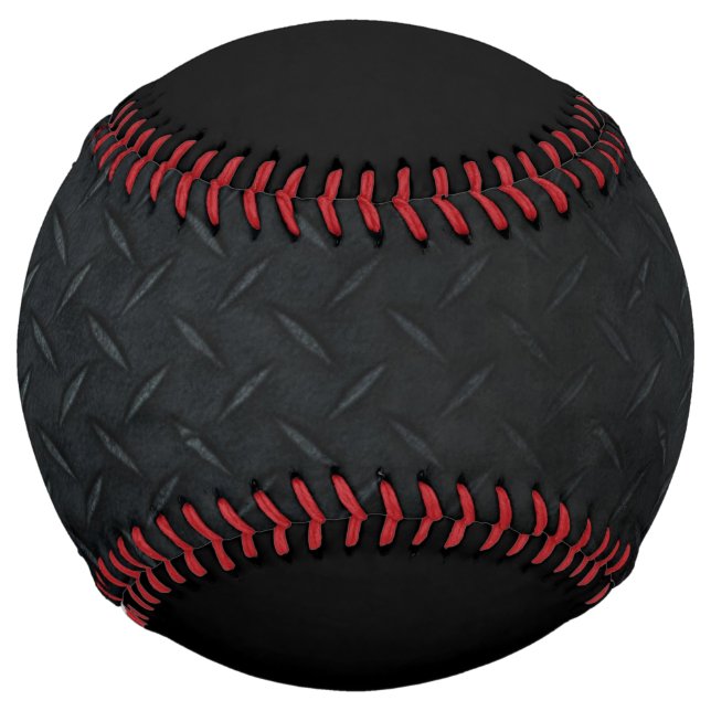 Balle De Softball Tough Black Diamond Plate Motif Softball (Devant)