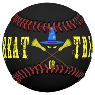 Balle De Softball Traite D'Halloween Ou Trick