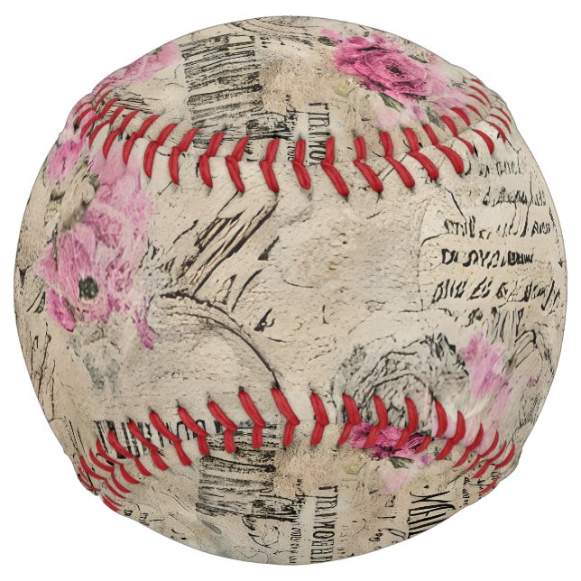 Balle De Softball Une série de dessins éphémères français 24 (Devant)
