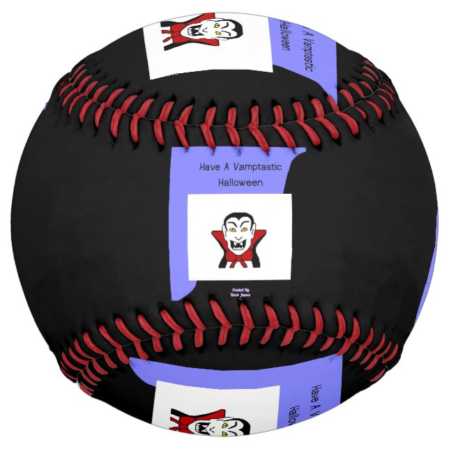 Balle De Softball Vamptastic Halloween Softball (Devant)