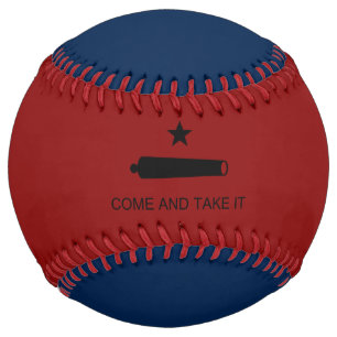 Balle De Softball Venez-y le chercher ! Drapeau de bataille de l'Éta