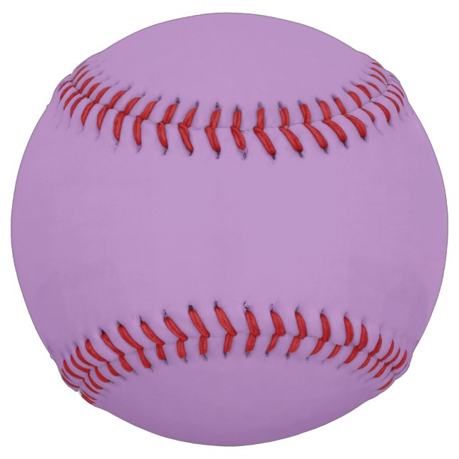 Balle De Softball violette africaine (uni) (Devant)