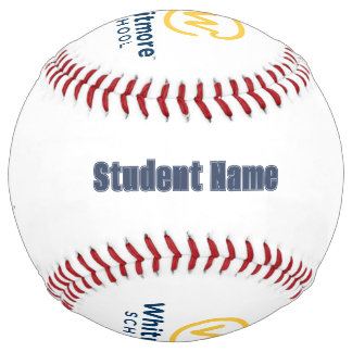 Balle De Softball Whitmore School Personalized Softball
