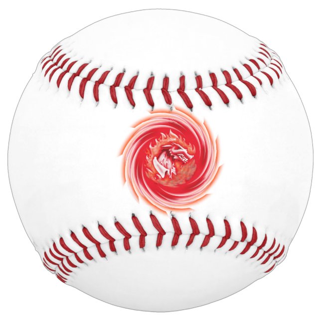 Balle De Softball Wild Wolf Whirling white sofball (Devant)