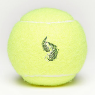 Balle de tennis Aotearoa NZ Fern Design