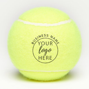 Balle de tennis avec logo d'entreprise personnalis