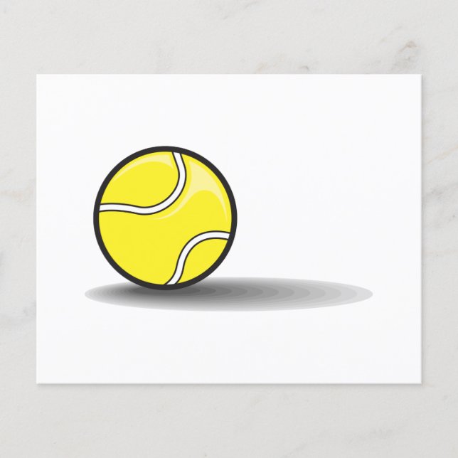 balle de tennis avec ombre (Devant)