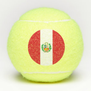 Balle de tennis de Penn avec le drapeau du Pérou