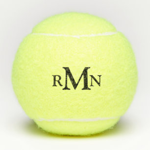 Balle de tennis faite sur commande de monogramme