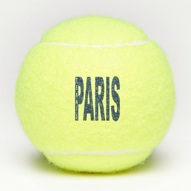 Balle de Tennis  PARIS  TENNIS (Devant)