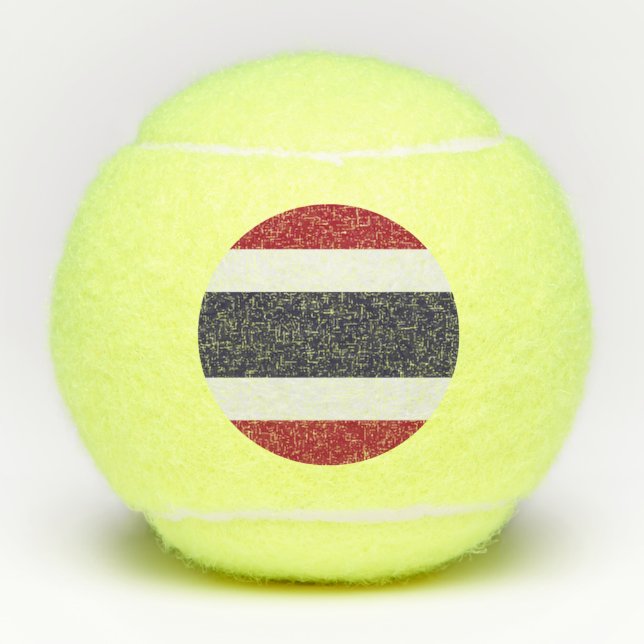 Balle de tennis Penn avec le drapeau de la Thaïlan (Devant)