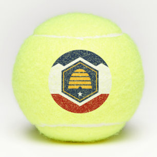 Balle de tennis Penn avec le nouveau drapeau de l'