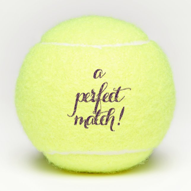 Balle de tennis Perfect Match (Devant)