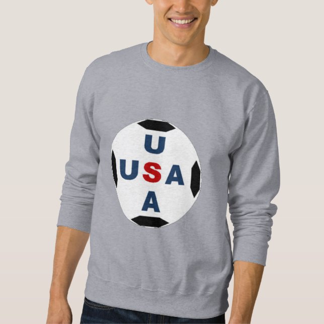 BALLE gris Sweatshirt masculin USA (Devant)