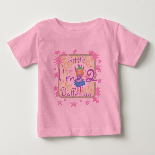 Ballerina 2e Anniversaire Tshirts et cadeaux (Devant)