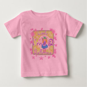 Ballerina 2e Anniversaire Tshirts et cadeaux