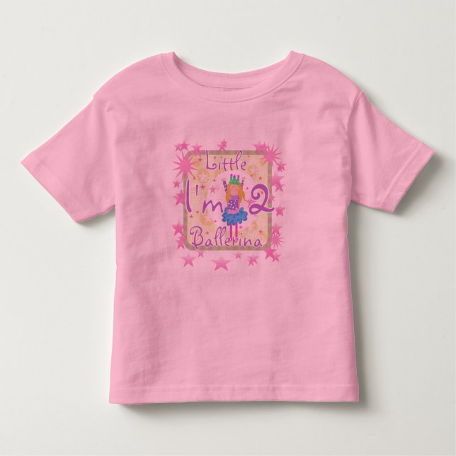 Ballerina 2e Anniversaire Tshirts et cadeaux (Devant)
