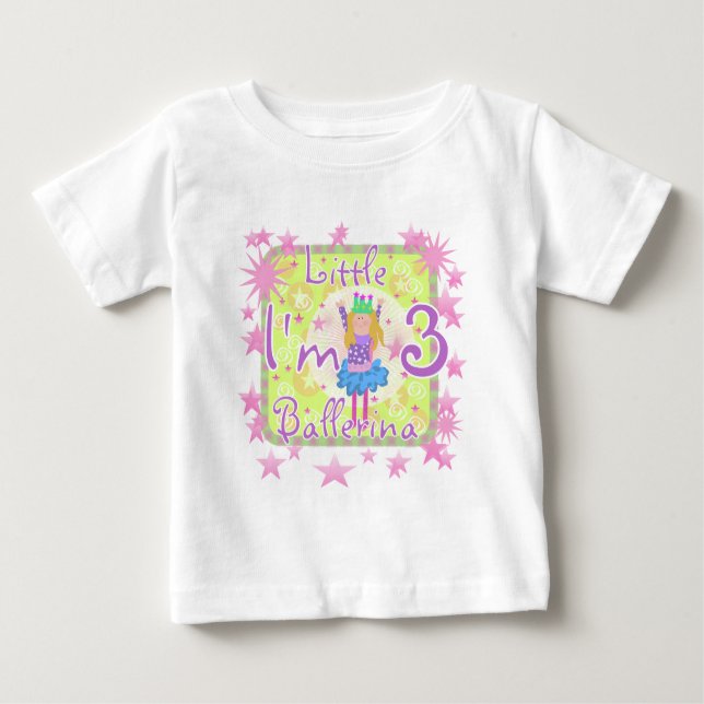 Ballerina 3e Anniversaire Tshirts et cadeaux (Devant)