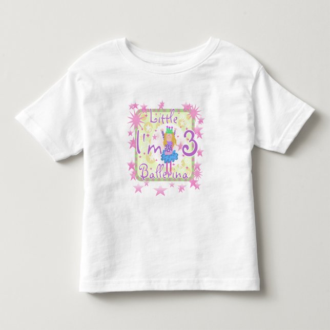 Ballerina 3e Anniversaire Tshirts et cadeaux (Devant)