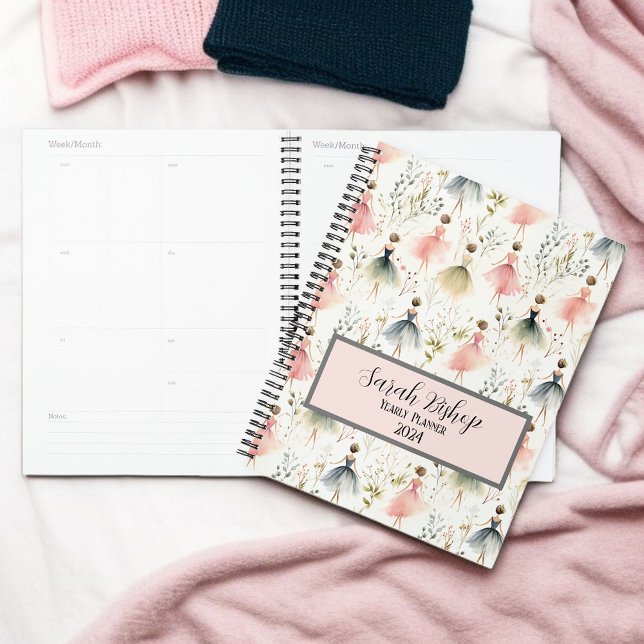 Ballerina Annuel Planificateur Personnalisé Housse (Créateur téléchargé)