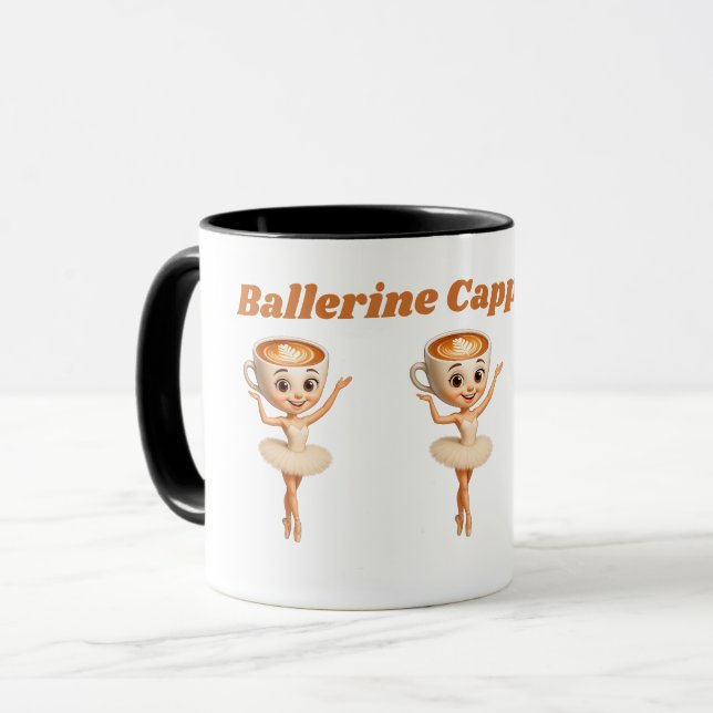Ballerina Cappuccina Café Mug (Devant gauche)