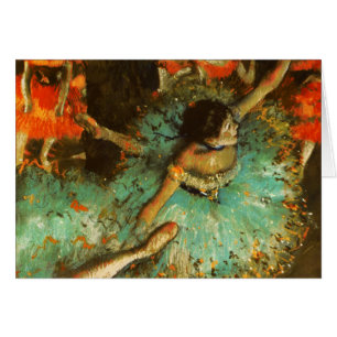 Ballerina Dance Green Dancer Edger Degas Peinture