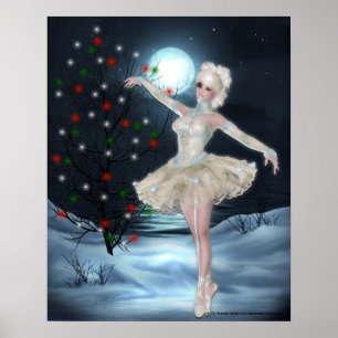 Ballerina Dancer Girl :: Affiche d'Imaginaire de N