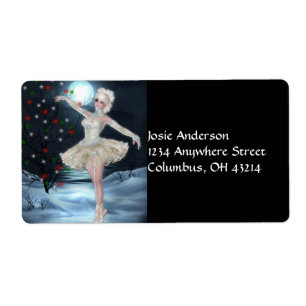 Ballerina Dancer Girl :: Étiquettes de adresse de 