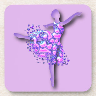 Ballerina Dessous de verre Violet Ballet Danseuse 