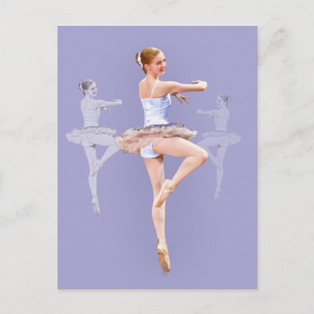 Ballerina en triple, carte postale (Devant)