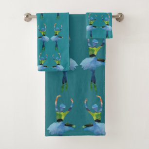 Ballerina, Ensemble de serviettes pour danseuse de