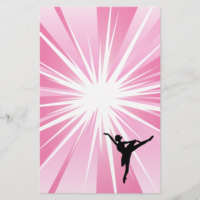 Ballerina étoile rose (Devant)