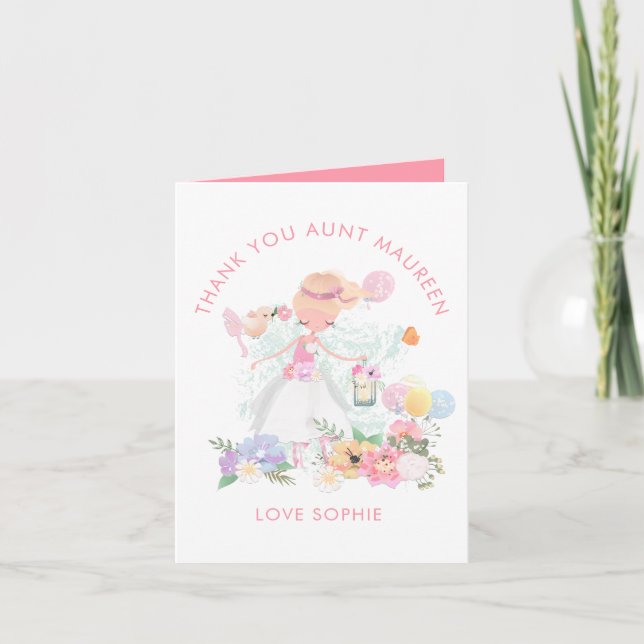 Ballerina Florals Nom du bénéficiaire Merci (Devant)