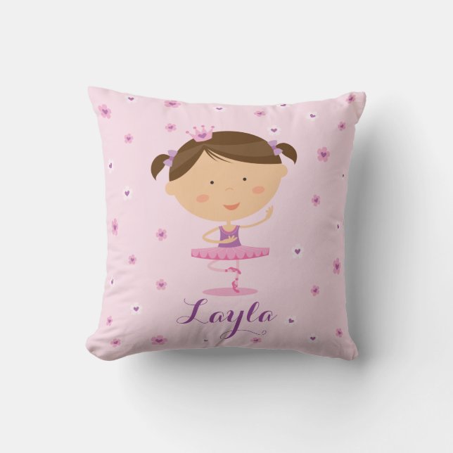 Ballerina Girl Coussin Danseuse (Recto)