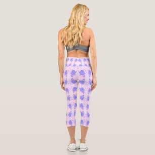 Ballerina Hippo Ballet Dancer Capri Leggings