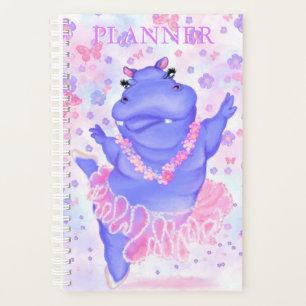 Ballerina Hippo Planner cadeau - Amusants