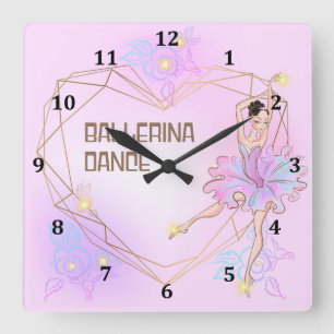 Ballerina Horloge pour les jeunes filles Salle