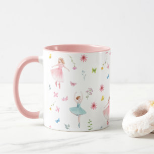 Ballerina Motif Mug