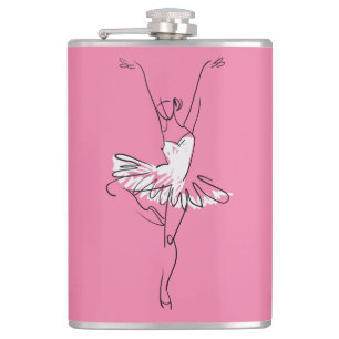 Ballerina nom personnalisé et flacon couleur