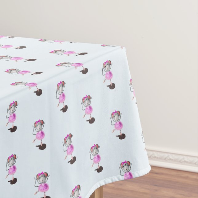 Ballerina Souris Nappe Ballet Danse (In Situ)