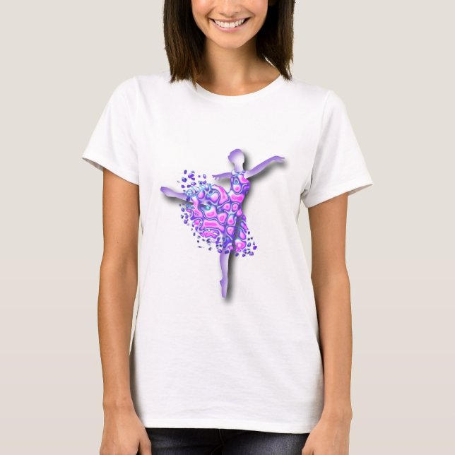 Ballerina T-shirt danseuse de ballet fille (Devant)