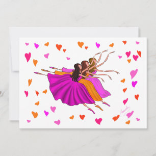 Ballerinas colorées mignonnes Danse et Saut