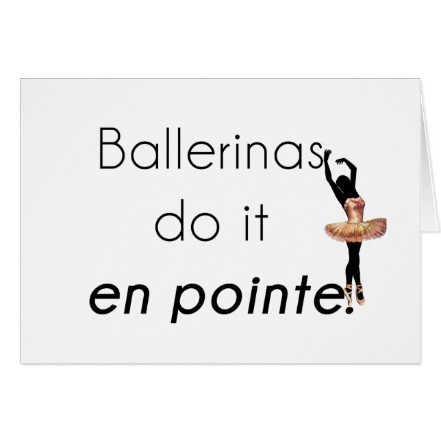 Ballerinas donc ! (Devant horizontal)