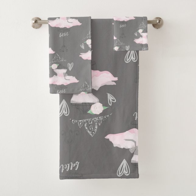 Ballerine de couture rose et grise Chic capricieux (En situation)