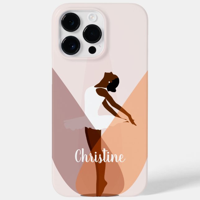 Ballerine noire Étui Rose Clair Case-Mate (Verso)