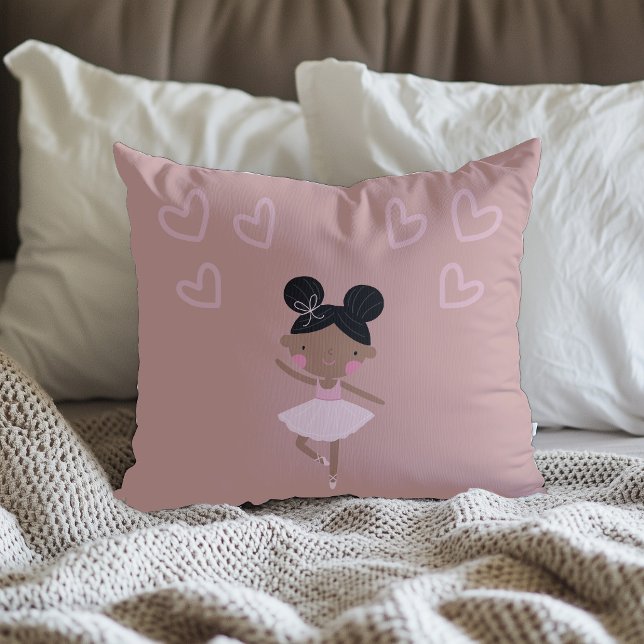 Ballerine noire oreiller rose (Créateur téléchargé)