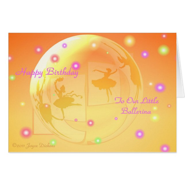 Ballerines dans de bulle une fille HB (Devant horizontal)