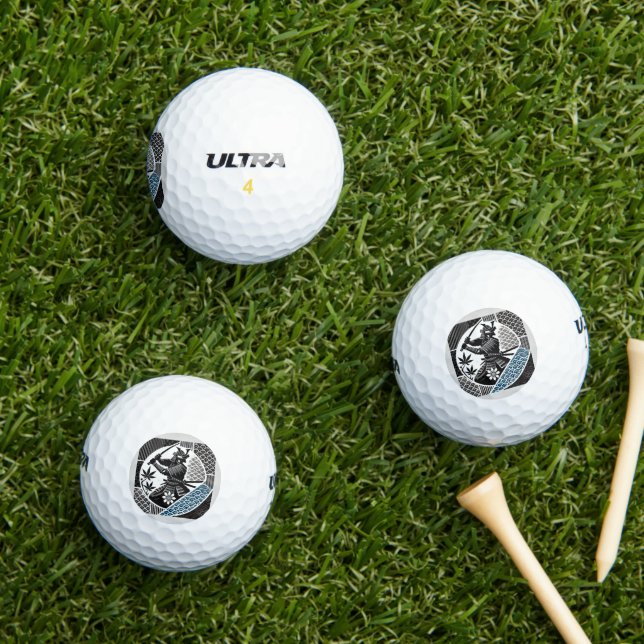 Balles De Golf カスタムウィルソンUltra Distanceゴルフボール SAMURAI (Herbe in situ)