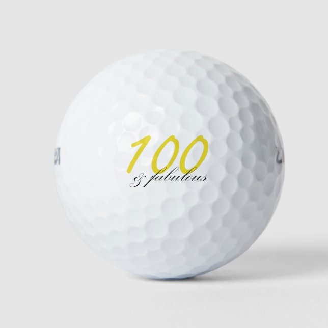 Balles De Golf 100 et fabuleux (Devant)